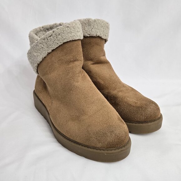 St. John's Bay Women's Deerfield Booties Cognac, US Size 7.5 Wide - Picture 1 of 10